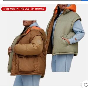 UGG Cristian 2in1 Convertible Puffer Coat Reversible Unisex jackets.